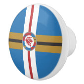 De Red Lion Ceramic Knob. Keramische Knop (Rechts)