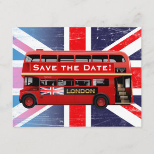De Red London Double Decker Bus Kaart