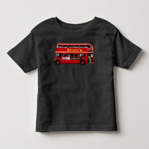 De Red London Double Decker Bus Kinder Shirts