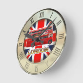 De Red London Double Decker Bus Ronde Klok (Hoek)