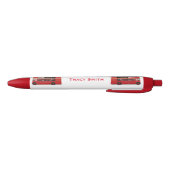 De Red London Double Decker Bus Zwarte Inkt Pen (Bodem)