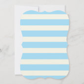 de Red Nosed Reindeer; Blue Stripes Kaart (Achterkant)