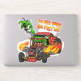 De Red Ones gaan sneller dan de Ork Buggie Sticker