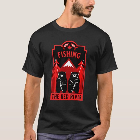De Red River Vist Canada T-shirt (Voorkant)