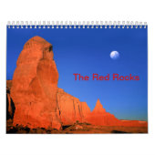 De Red Rock - aangepaste gedrukte agenda Kalender (Hoes)