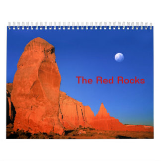 De Red Rock - aangepaste gedrukte agenda Kalender