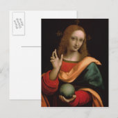 De redder van de wereld briefkaart (Voorkant / Achterkant)