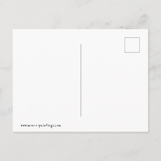 De redder van geiten briefkaart (Achterkant)