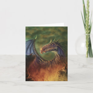 de redding! fantasy dragon notecard kaart