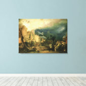 De redding van John Wesley Canvas Afdruk (Insitu (Houten vloer))