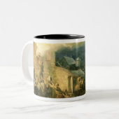 De redding van John Wesley Tweekleurige Koffiemok (Voorkant links)