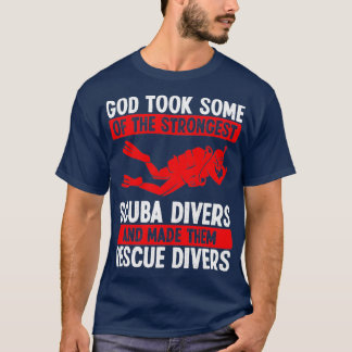 De reddinggode van de Redding van Scuba maakte hen T-shirt
