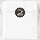 De reden Bearded Dragon Pet Reptiel Lover Tiny D Ronde Sticker (Tas)