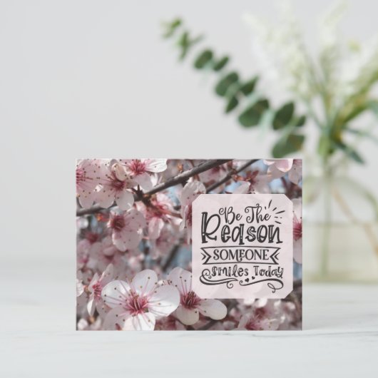 De reden briefkaart (Staand voorkant)