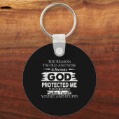 De reden dat ik ' m oud en wijs is, is omdat G Sleutelhanger (Voorkant)