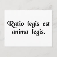 De reden van de wet is de ziel van de wet.