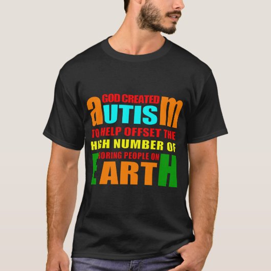 De reden voor autisme t-shirt (Voorkant)