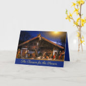 De reden voor de Kaart van het seizoen Nativity Sc (Gele Bloem)