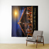 De reden voor de seizoensgebonden nativiteitsscène wandkleed (In situ)