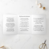 De reden voor kerst - kerst Kaart (Binnen)