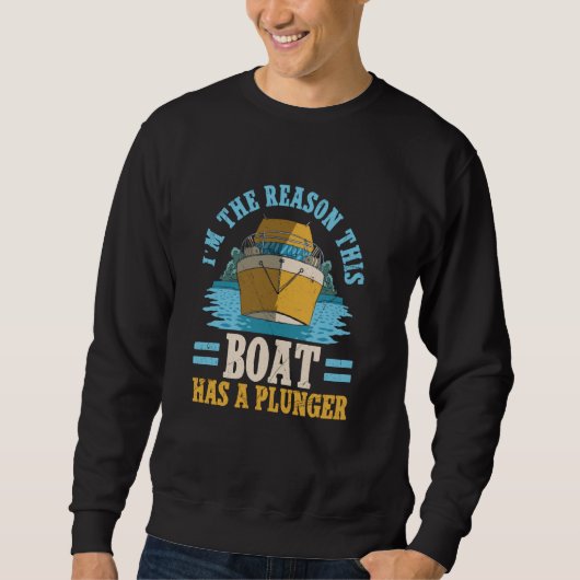 De reden waarom deze boot een plunjer heeft is kap trui (Voorkant)