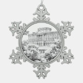 De redenen in Pemberley - Tin Sneeuwvlok Ornament (Voorkant)