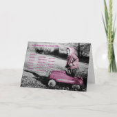 De redenen voor een Weg halen hete roze kaart over (Voorkant)