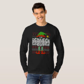 De Rednek Elf Matching Family Ugly Kerstmis T-shirt (Voorkant volledig)