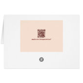 De Redstart Bird Bedankt Card (Achterkant Horizontaal)