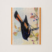 De Redstart Bird Legpuzzel (Verticaal)