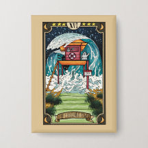 De Redtower | Grappige Tarotkaart Knop
