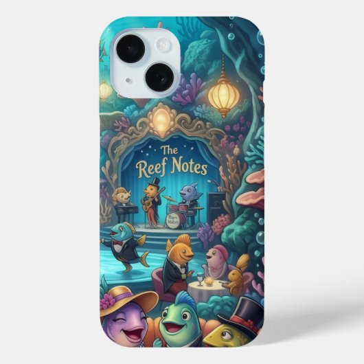 De Reef Notes Underwater Band iPhone Hoesje (Achterkant)