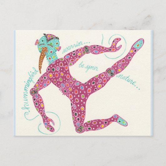 De reeks #9 van de Hub van overlevenden: Hummingbi Briefkaart (Voorkant)