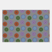 De reeks elementen Mandalas-omslagpapier Inpakpapier Vel (Voorkant 2)