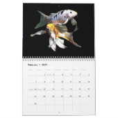 De reeks Koi, door Gepersonaliseerde Zuster C - Kalender (Feb 2027)
