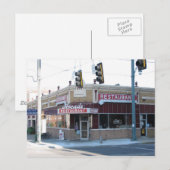 De Reeks van de Blauw van Beale n Briefkaart (Voorkant / Achterkant)