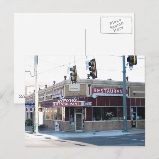 De Reeks van de Blauw van Beale n Briefkaart (Voorkant / Achterkant)