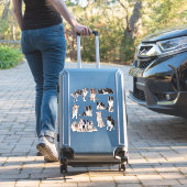 De reeks van de Collie van de grens van 10 sticker (Koffer Insitu)