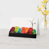 De reeks van de LIJN van het VOER heARTDECO Kaart (Gele Bloem)