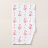 De Reeks van de Reeks van het Flamingo van de Tend Bad Handdoek (Handdoek)