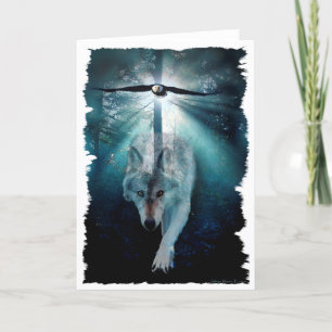 De Reeks van de WOLF & van het Wild van EAGLE Kaart