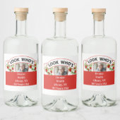 De reeks van het Etiket van de verjaardag - de tek (Flessen)