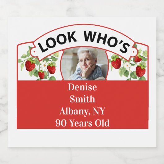 De reeks van het Etiket van de verjaardag - de tek (Enkel label)