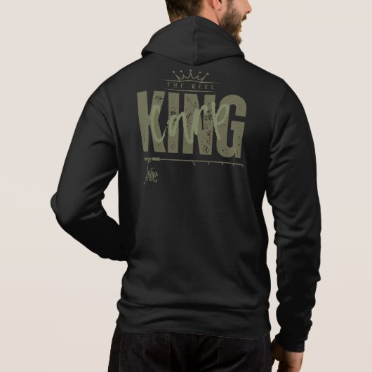 De reel karper King | Karpervisserij Hoodie (Achterkant)