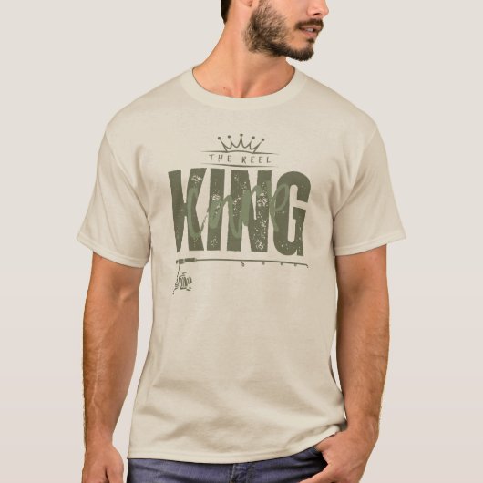 De reel karper King | Karpervisserij T-shirt (Voorkant)