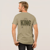 De reel karper King | Karpervisserij Tri-Blend Shirt (Voorkant)