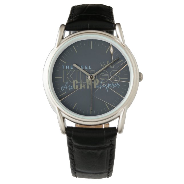 De REEL kings| Geviste motivatie | Karper Gevist Horloge (Voorkant)