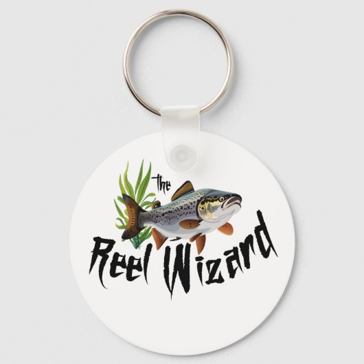 De Reel Wizard Regenboogforel Sleutelhanger (Voorkant)