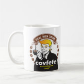 DE REËLE DRINK VAN MANNEN COVFEFE! Trump Meme Coff Koffiemok (Links)