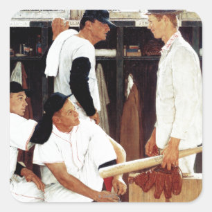 De referentie vierkante sticker